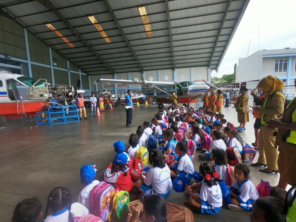 Kunjungan dari TK Negeri Pembina Jayapura